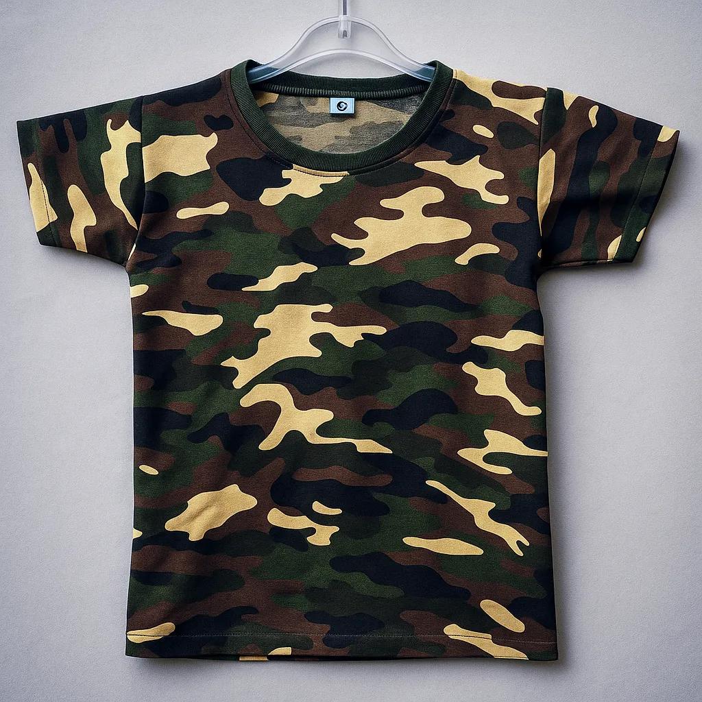 Militry Design Camouflage T Shirt