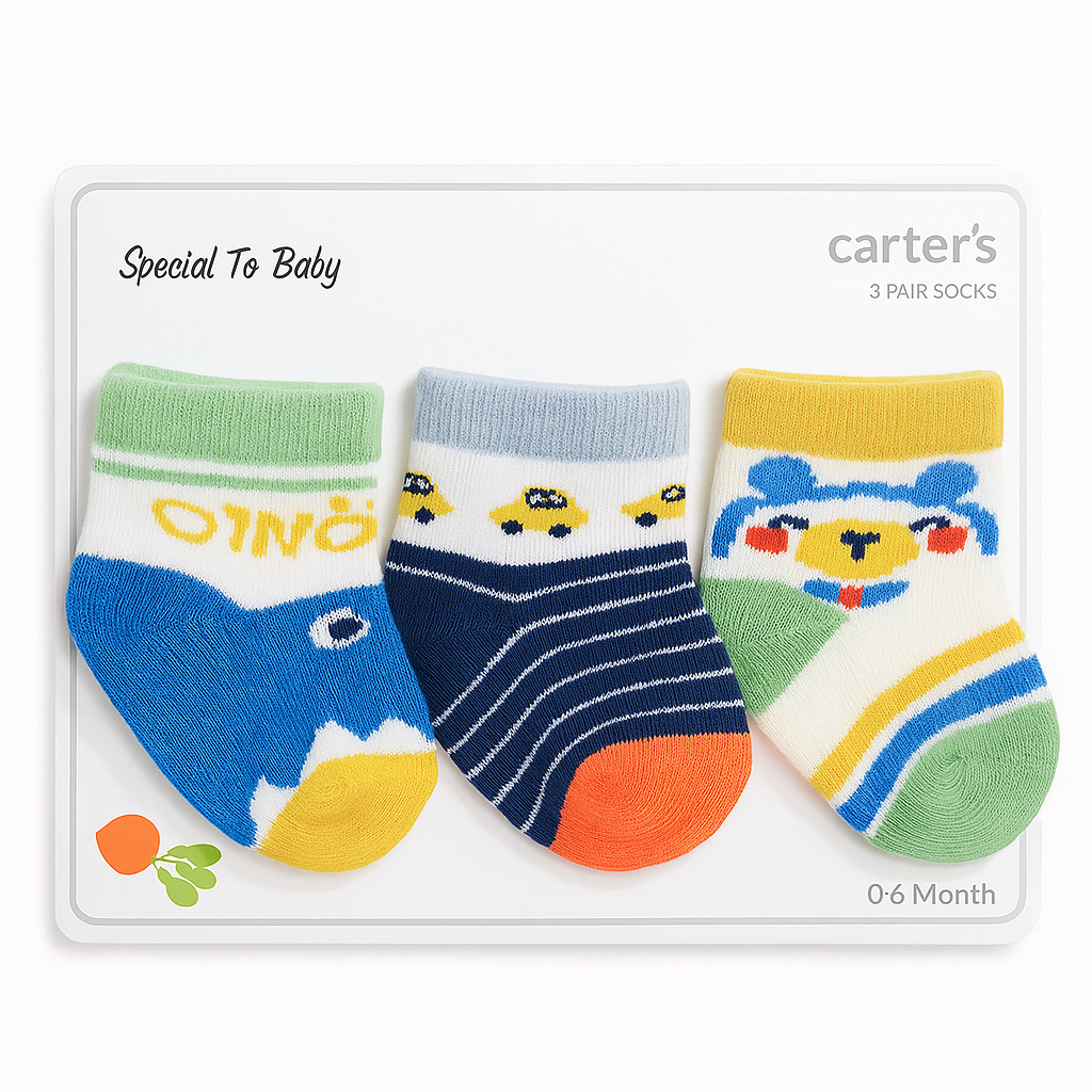 Sox Set-Pack of 3 Pairs-D4