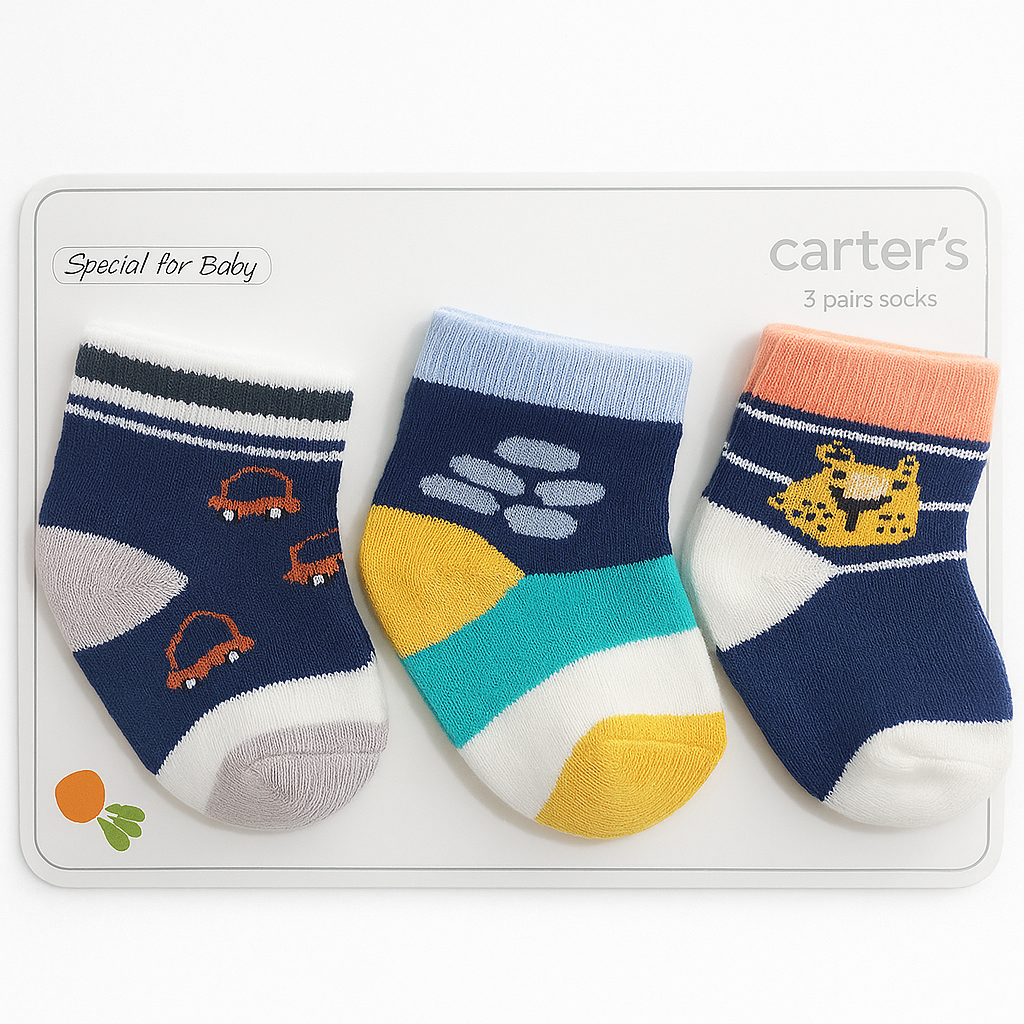 Sox Set-Pack of 3 Pairs-D1