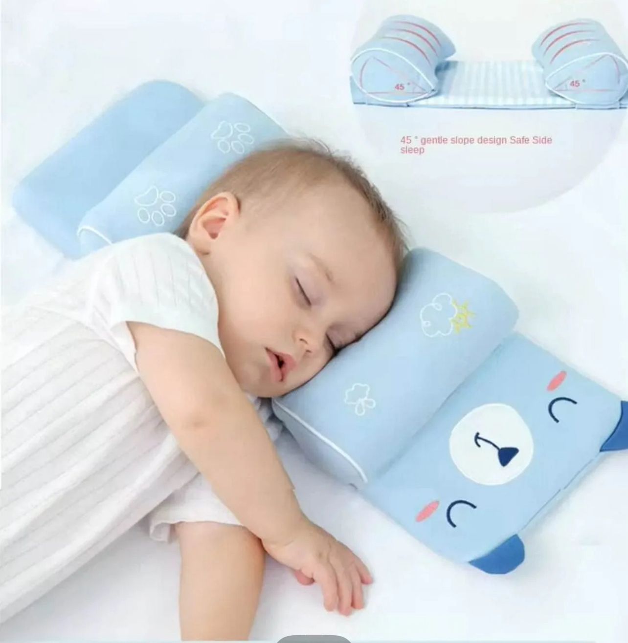 Adustable Newborn Baby Head Shaping Pillow