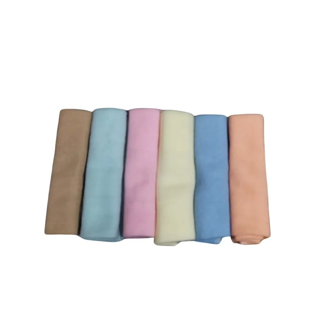 Pack of 6 Baby Soft Face Towels – Mini Napkin Rumal Set
