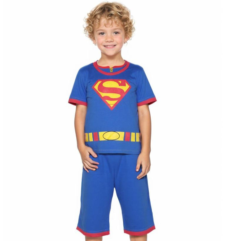 Superman Shirt and Short (Blue)
