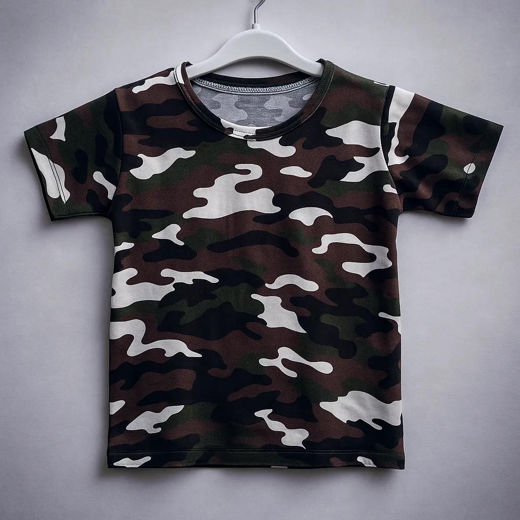 Militry Design Camouflage T Shirt