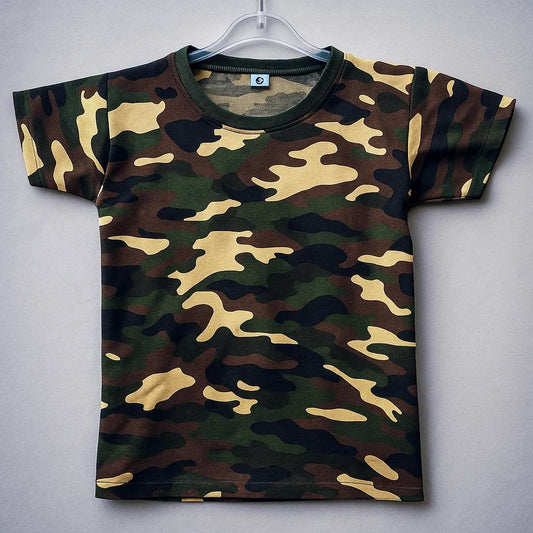 Militry Design Camouflage T Shirt