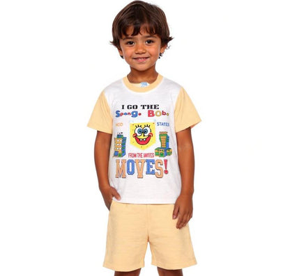 SPONG BOB Shirt and Short (Orange)