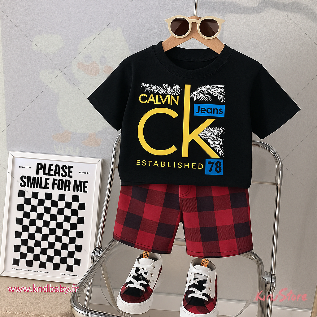 CK Jeans Shirt and Short