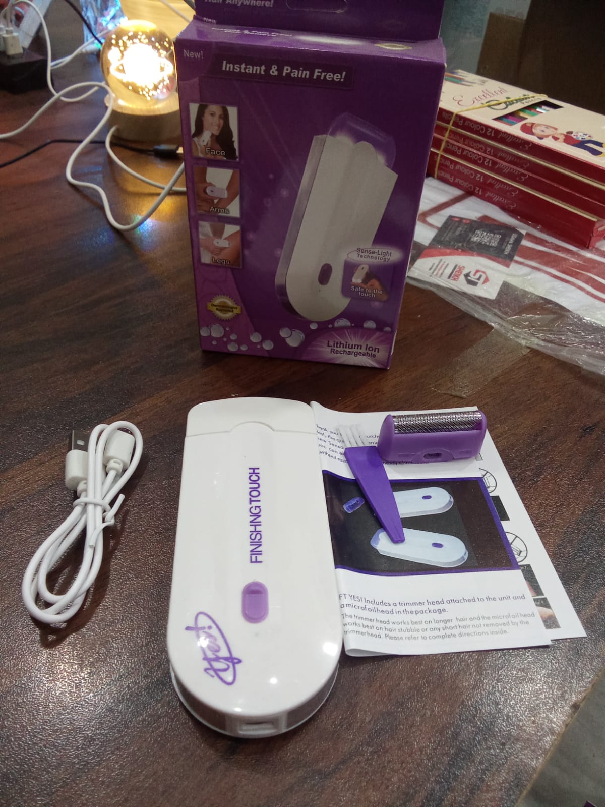 Finishing Touch Hair Removing Machine