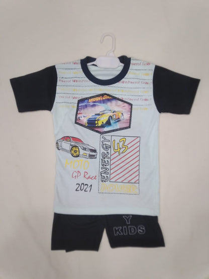 Moto GT Race 2021 Shirt and Short (Blue)