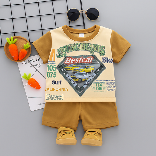 Best Car Kids Shirt and Short