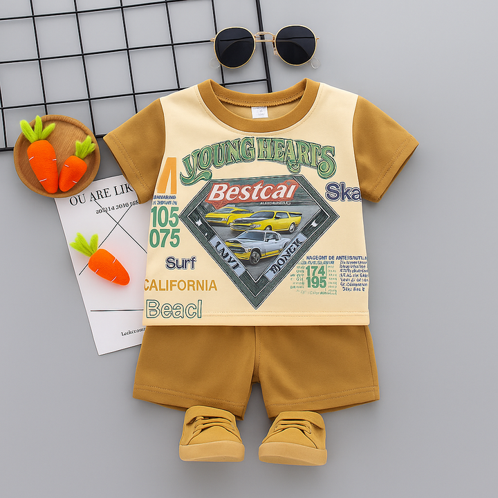 Best Car Kids Shirt and Short