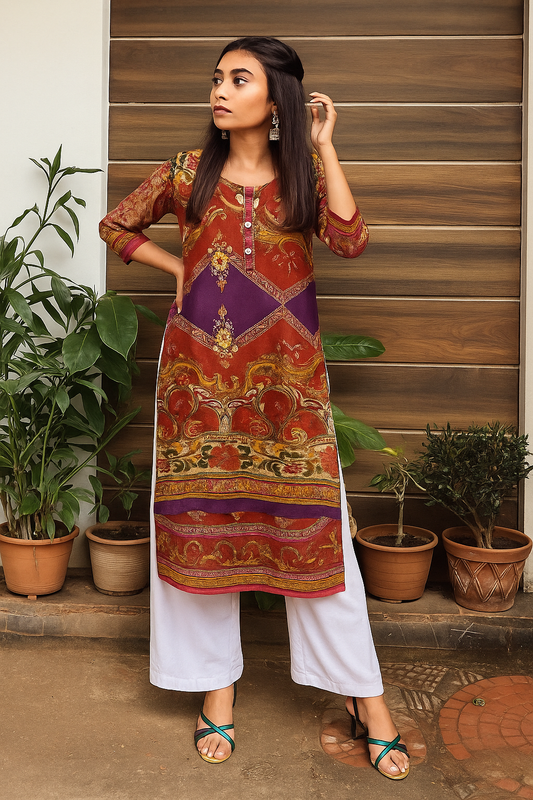 Lilan Kurti