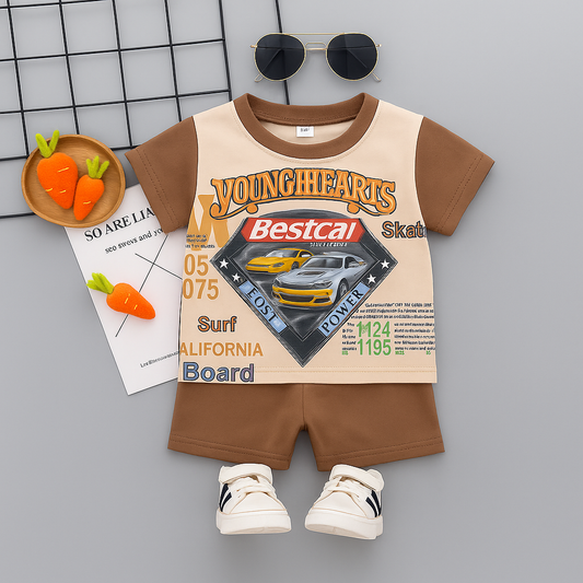 Best Car Kids Shirt and Short