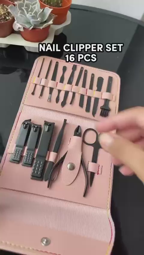 Manicure PEdicure Grooming Kit-16 Pices
