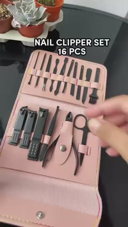 Manicure PEdicure Grooming Kit-16 Pices