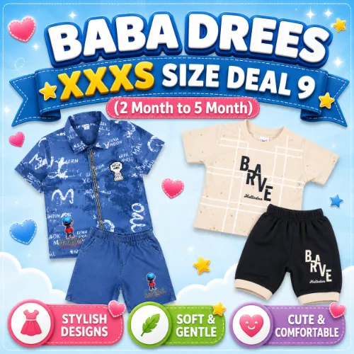 Baba Dress XXXS Deal 9 (2M to 5M) - Product Image