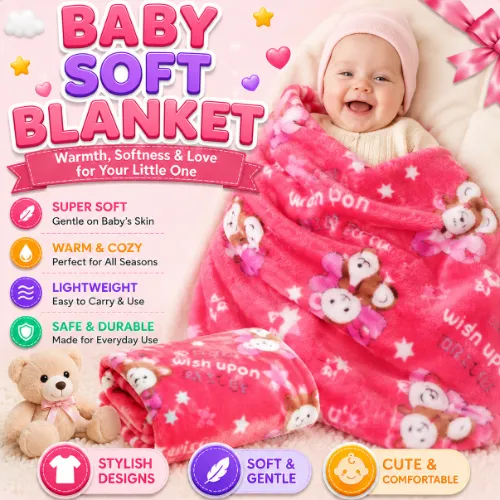Baby Blanket For Newborn Design 2 - Product Image