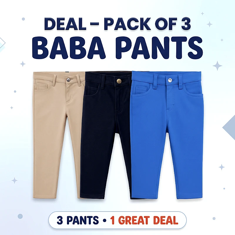 Baba Jeans Deal Pack of 3 Size 24 inch 7 yrs - Product Image