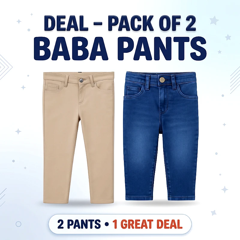 Baba Jeans Deal Size 26 and 28 inch 8 and 9 years - Product Image