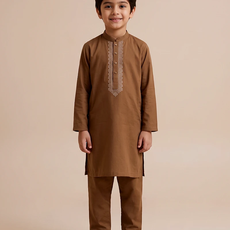 Baba Kurta Shalwar Size 24 (7 Years) - Product Image