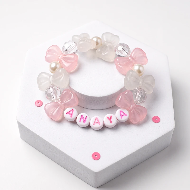 Customize Bow Design Baby Bracelet (1 to 5 Years)  - Product Image