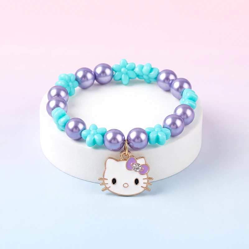 Multi Beads Bracelet Hello Kitty Charm 1 to 7 Yrs - Product Image